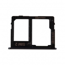 Bandeja SIM2+Micro SD negra para Samsung Galaxy  J4 Plus J415F/J6 Plus J610F