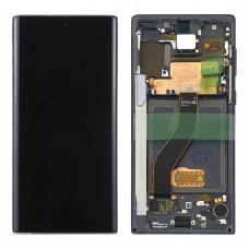 Pantalla completa con marco original assembled para Samsung Galaxy Note 10 N970F negra 