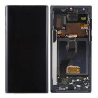 Pantalla completa con marco para Samsung Galaxy Note 10 N970F negra original