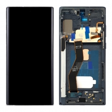 Pantalla completa con marco para Samsung Galaxy Note 10 Plus N975F negra OLED