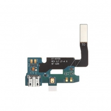 Flex con conector de carga y accesorios micro USB y micrófono para Samsung Galaxy Note 2 N7100