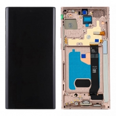 Pantalla completa con marco para Samsung Galaxy Note 20 Ultra SM-N986B bronce OLED