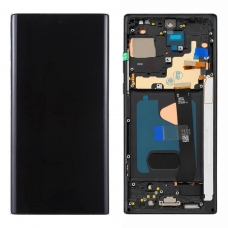 Pantalla completa con marco para Samsung Galaxy Note 20 Ultra SM-N986B negra OLED