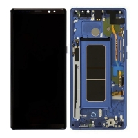 Pantalla completa con marco para Samsung Galaxy Note 8 N950F azul original