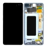 Pantalla completa con marco para Samsung Galaxy S10 Plus G975F azul original