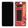 Pantalla completa con marco para Samsung Galaxy S10 Plus G975F roja original