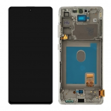 Pantalla completa con marco original assembled para Samsung Galaxy S20 FE 5G G780 G781 blanca 