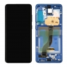 Pantalla completa con marco para Samsung Galaxy S20 Plus 5G G985 G986 azul aurora original