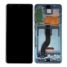 Pantalla completa con marco para Samsung Galaxy S20 Plus 5G G985 G986 azul original