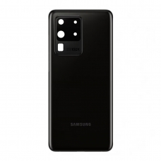 Tapa trasera con lente para Samsung Galaxy S20 Ultra G998 negra