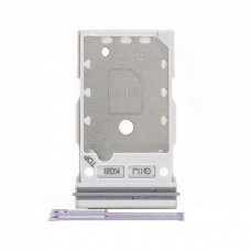 Bandeja Dual SIM violeta para Samsung Galaxy S21 FE SM-G990
