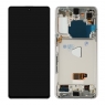 Pantalla completa con marco para Samsung Galaxy S21 Plus 5G G996 plata original(Assembled)