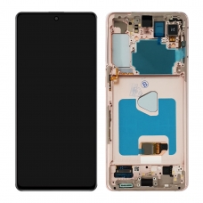 Pantalla completa con marco para Samsung Galaxy S21 Plus 5G G996 violeta original(Assembled)