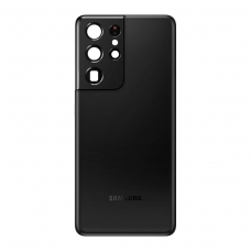 Tapa trasera con lente para Samsung Galaxy S21 Ultra G998 negra