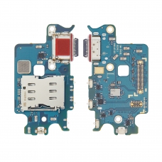 Placa auxiliar con conector de carga tipo-c y accesorios para Samsung Galaxy S22 5G S901 original