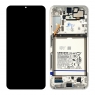 Pantalla completa con marco y batería para Samsung Galaxy S22 Plus 5G S906 blanca original
