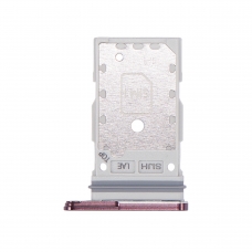 Bandeja Dual SIM para Samsung Galaxy S22 Ultra 5G S908 burdeos