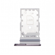 Bandeja Dual SIM para Samsung Galaxy S22 Ultra 5G S908 negra