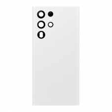 Tapa trasera con lente para Samsung Galaxy S22 Ultra 5G S908 blanca