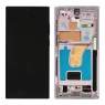 Pantalla completa con marco para Samsung Galaxy S23 Ultra 5G S918 violeta OLED