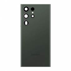 Tapa trasera con lente para Samsung Galaxy S23 Ultra 5G S918 verde