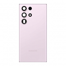 Tapa trasera con lente para Samsung Galaxy S23 Ultra 5G S918 violeta