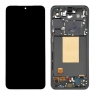 Pantalla completa con marco para Samsung Galaxy S24 FE 5G S721 negra/gris original(Assembled)