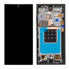 Pantalla completa con marco para Samsung Galaxy S24 Ultra 5G S928 negra OLED