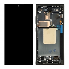 Pantalla completa con marco para Samsung Galaxy S24 Ultra 5G S928 negra original