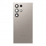 Tapa trasera con lente para Samsung Galaxy S24 Ultra 5G S928 gris titanium original desmontaje