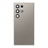 Tapa trasera con lente para Samsung Galaxy S24 Ultra 5G S928 gris titanium