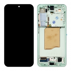 Pantalla completa con marco para Samsung Galaxy S25 5G S931 verde original