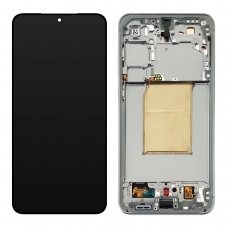 Pantalla completa con marco para Samsung Galaxy S25 FE 5G S731 negra original(Assembled)