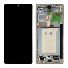 Pantalla completa con marco para Samsung Galaxy S25 Ultra S938 gris/titanium gray original 