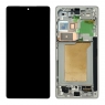 Pantalla completa con marco para Samsung Galaxy S25 Ultra S938 plata original(Assembled)