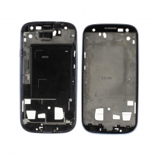 Chasis intermedio con marco azul para Samsung Galaxy S3 I9300