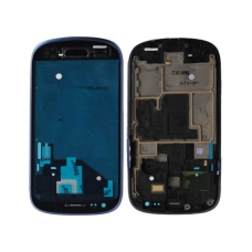 Chasis intermedio con marco azul para Samsung Galaxy S3 Mini I8190