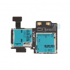 Flex con conector de tarjeta SIM y tarjeta de memoria Micro SD para Samsung Galaxy S4 LTE I9505/S4 VE I9515 