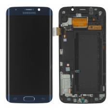 Pantalla completa con marco para Samsung Galaxy S6 Edge G925F negra original