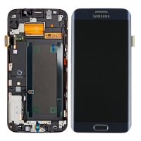 Pantalla completa con marco para Samsung Galaxy S6 Edge Plus G928 azul original