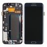 Pantalla completa con marco para Samsung Galaxy S6 Edge Plus G928 azul original