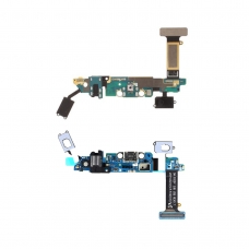 Flex con conector de carga datos y accesorios micro USB para Samsung Galaxy S6 G920F