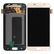 Pantalla completa para Samsung Galaxy S6 G920F dorada original