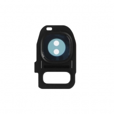 Embellecedor negro de cámara SIN LENTE para Samsung Galaxy S7 G930F/S7 Edge G935F