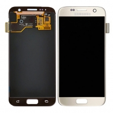Pantalla completa para Samsung Galaxy S7 G930F dorada original