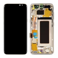 Pantalla completa con marco original para Samsung Galaxy S8 G950F oro