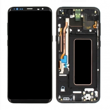 Pantalla completa con marco para Samsung Galaxy S8 G950F negra original