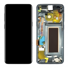 Pantalla completa con marco para Samsung Galaxy S9 G960F gris original