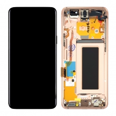 Pantalla completa con marco para Samsung Galaxy S9 G960F oro original