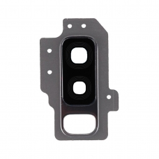 Embellecedor gris de cámara trasera con lente para Samsung Galaxy S9 Plus G965